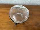 Vintage Creusot Cut Glass Casket Shell Scallop Box Ormolu