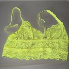 Barely Used  Cosabella  Curvy Sweetie Bra Neon Yellow Green  Size Large