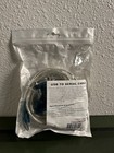 3ft Translucent Usb 2 0 To Db9 Rs232 Serial Converter 9 Pin Adapter Lot Of 99