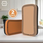Scribbledo Boho Magnetic Dry Erase Eraser For Whiteboard Erasers 2 Pack 2x4 Inch