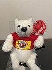 Vintage World Of Coca Cola Polar Bear Plush Collectible 1999 Atlanta New W Tags