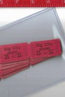 Vintage Lot 100 Big City Shows 35c Admit One Tickets 