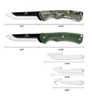 New Mossy Oak 13 Piece Knife Set- Dress Kit Headlamp Included Free Shipping  