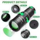 16x52 Monocular Telescope High Powered For Adults  2023 Power Prism Compact M   
