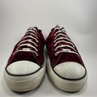 Converse Chuck All Star Mens Size 13 Usa Made Velvet 1990 Burgundy Vintage