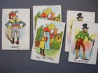 21 Circa 1900 Antique  the House That Jack Built  Playing Cards For Children-toy