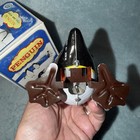 Vintage Tin Litho    rock   Roll    Penguin Wind-up  Works  Box   Key   Mechanical