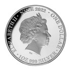 Niue 2022  1 1-oz Proof Queen Elizabeth Ii Silver Coin W  Ogp