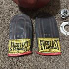 Vintage Everlast 4205 Leather Cowhide Speed Boxing Punching Bag   4312 Gloves