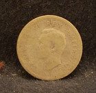 1938 South Africa Silver 3 Pence  George Vi  Km-26  sa5 