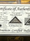 Acb Pure Palladium Pyramid 5 Grain Bullion Minted Bar 99 9 Pure Certificate Coa