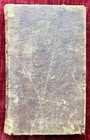 Vintage 1807 Antique Leather School Book American Reader John Hubbard 2nd Ed