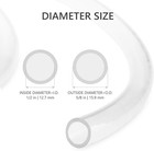 Clear Vinyl Tubing Flexible Pvc Hose Plastic Tube 1 2 Inch Id 10-feet Length