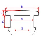 15mm-201 5mm Hole Plug End Cap Round Silicone Rubber Blanking Seal Bung White