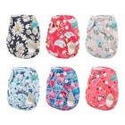 Alvababy 6pcs With 12 Inserts Baby Cloth Diapers Pocket Newborn Diaper For Le   