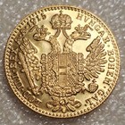 1915 Franz Joseph I Austrian 1 Ducat Gold Coin