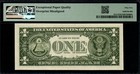 1981a  1 Misalignment Error Pmg Au 55 Epq Federal Reserve Note 