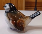 Vintage Goebel Porcelain Sparrow Bird Figurine Cv73 Hand Painted West Germany