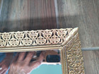 Vintage Brass And Glass Vanity Tray  Perfume Bottle Dresser Tray Goldtone  11x16