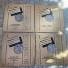 Antique Edison Electric Needle Type Record Sleeves Lot Of 4