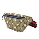 Authentic Gucci Gg Supreme Star Waist Pouch 502095 Body Bag Gg Double G We   
