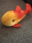  Vintage Steiff Mohair Orange Fish    flossy    2310 01 