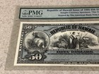 Republic Of Hawaii Issue Of 1895  50 00 Silver Cert-printed In 1988 By Abnc  pmg
