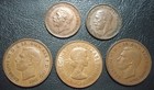 Britain Half Penny   Farthing  Coins - Kings And Queen