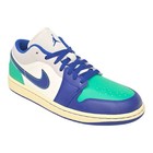 Nike Air Jordan 1 Low Rare Sail Deep Royal Blue Size 10 553558 147