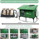 Heated Cat House For Outside  Extra Large Size Insulated Weatherproof Outdoor Ca