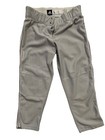 Adidas Softball Pants Lot Grey W  Maroon Stripe 2 Large  1 Xl  New Belt  9 Socks