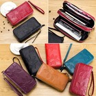 Women Lady Long Card Holder Phone Bag Case Purse Handbag Clutch Leather Wallet