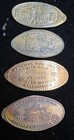Worlds Fair Elongated Cent Lot Of 4 - 3 Worlds Fair - 1 Diamond Jubilee