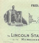 2 Different Vintage Bank Checks Lot  36  1932  All W  Abe Lincoln  Milwaukee  Wi