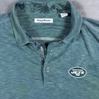 Tommy Bahama New York Jets Polo Shirt Mens Xl Casual Short Sleeve  read Desc 