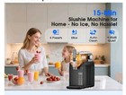 2l Slushie Machine No Ice Needed Machine With Self-cleaning Frozen Milkshake