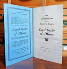 The Constitution And General Laws Of The Loyal Order Of The Moose - 1969