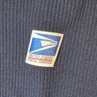 A  By Sai Usps Knit Full Zip Mock Neck Sweater Navy Pockets Mens 3xl New W  Tag