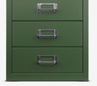 3-drawer Desktop Multidrawer Steel Cabinet With Three Fully Removable Drawers 