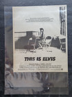 Elvis Presley This Is Elvis Movie Promo Print Advertisement Vintage 1981