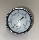 2    Air Pressure Gauge Center Back Mount 1 8    Npt 2    Dial     0 To 60 Psi