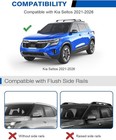 330lbs Lockable Roof Rack Cross Bars Compatible With 2021-2026 Kia Seltos