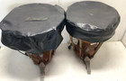 Pair Of Ludwig Timpani 25    And 28    Copper With Planet Gauges  Covers  New Heads