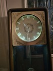 Vintage Miller Beer Faux Wood Case Pendulum Light-up Wall Clock-works
