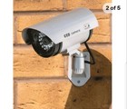 4 Pack Ir Bullet Fake Dummy Surveillance Security Camera Cctv Record Light S1-4