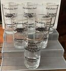 New York Central System Railroad - Train Drinking Glass 6 Set 1962 Vintage Nice