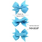 40pcs 2 Inch Baby Hair Bows Clips For Girls Grosgrain Ribbon Fully Lined Infant
