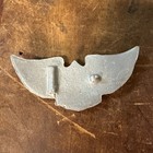 Vintage Harley Davidson Cast Aluminum Belt Buckle Wings Motorcycles 1950s 