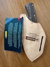 Custom Knife Made From Cat 797 Mining Truck High-carbon Steel W  Leather Sheath