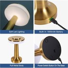 Usb Rechargeable Metal Desk Lamp Bedside Night Light Touch Table Lamp Portable